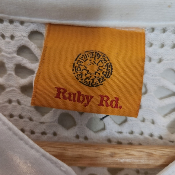 Ruby Rd. White Lace Jacket - Picture 6 of 6